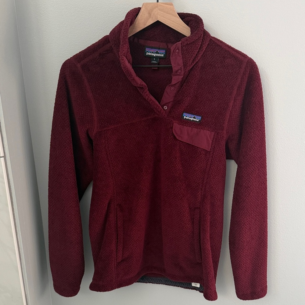 Patagonia Maroon Fleece Jacket